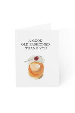 Old Fashioned Thank You Card