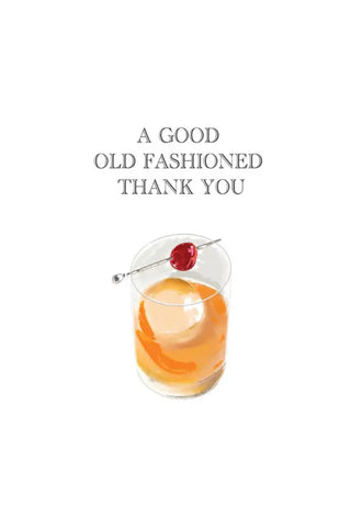 Old Fashioned Thank You Card