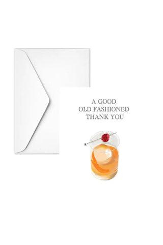 Old Fashioned Thank You Card