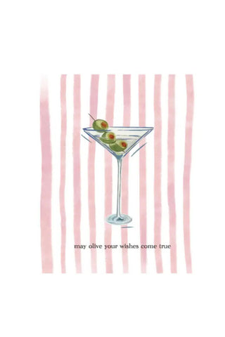 Olive Note Card