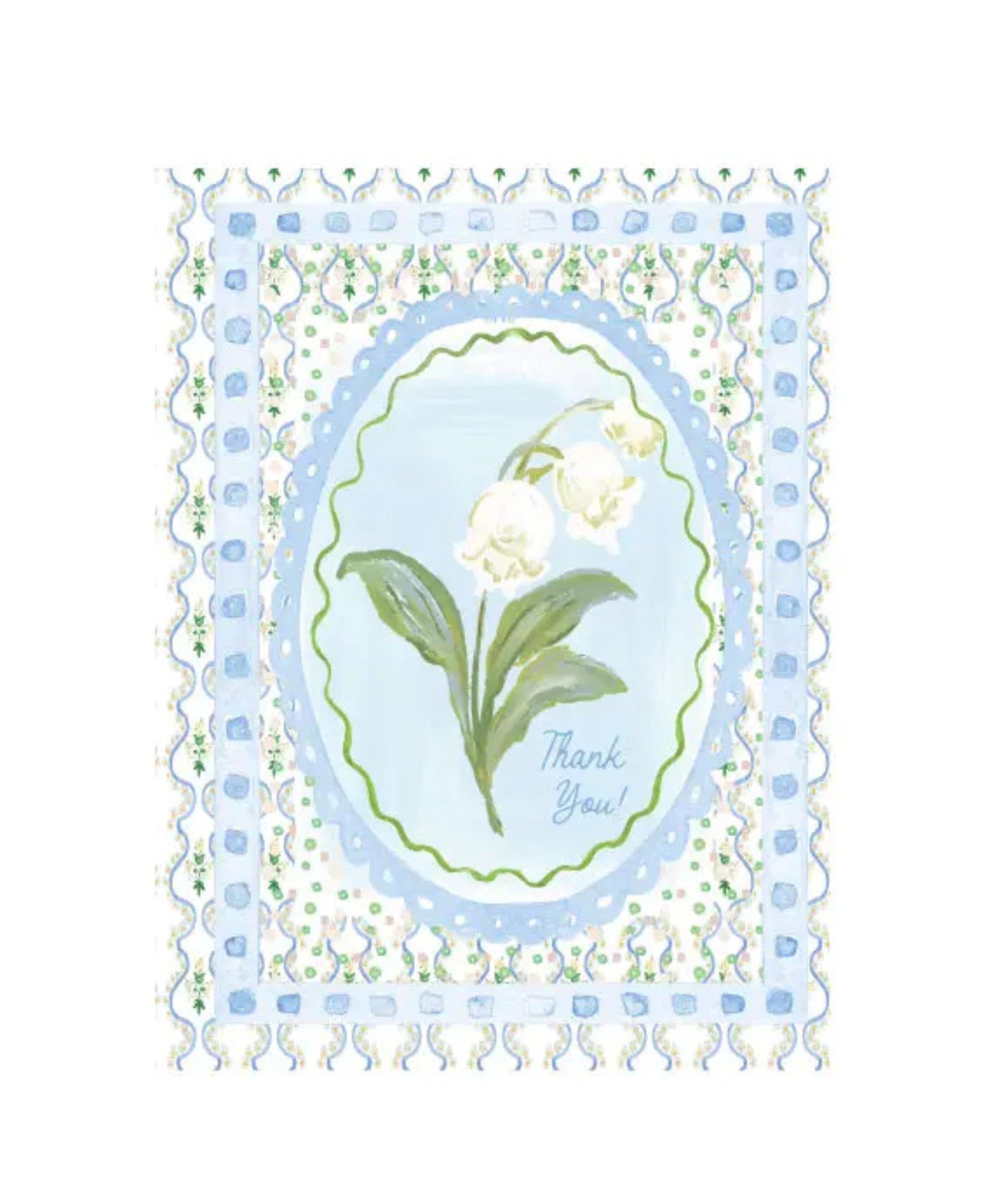 Thank You Lillies Note Card (detail view 2)