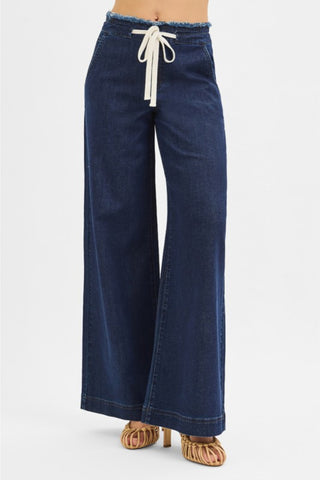 Wide Leg Drawstring Pants