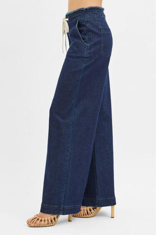Wide Leg Drawstring Pants