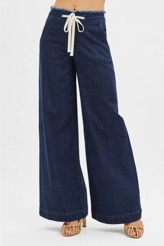 Wide Leg Drawstring Pants