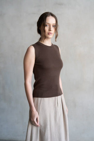 Crew Neck Sweater Vest