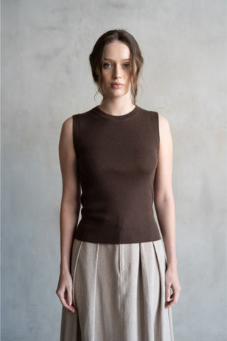 Crew Neck Sweater Vest