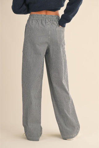 Striped Wide Leg Pants