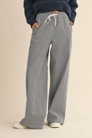 Striped Wide Leg Pants