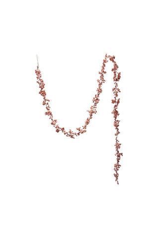 Flocked Holiday Garland