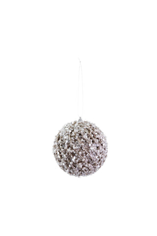 Round Ornament with Pearls & Beads