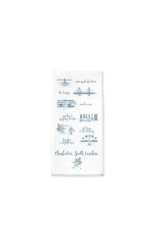 Charleston Toile Tea Towel