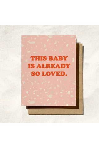 Baby So Loved Card