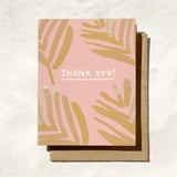 Thank You Palm Leaf Card