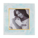 Blue Resin Square Frame