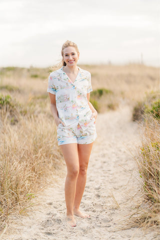 I Love Charleston Short Sleeve Pajama Top