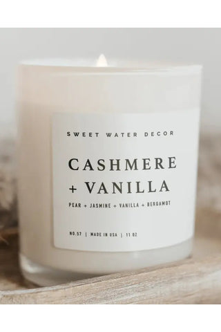 Cashmere + Vanilla Soy Candle