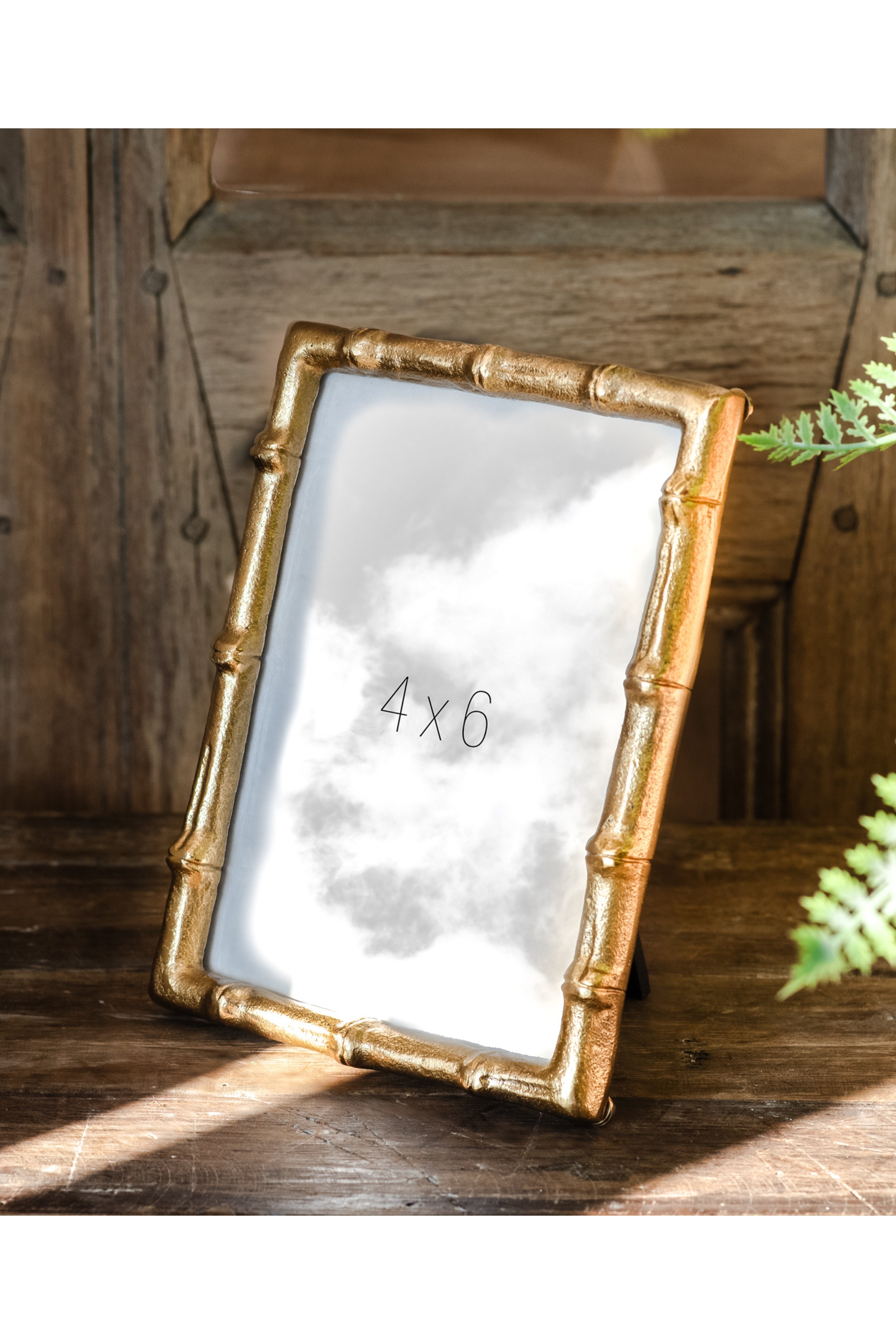 Gold Bamboo Photo Frame (detail view 2)
