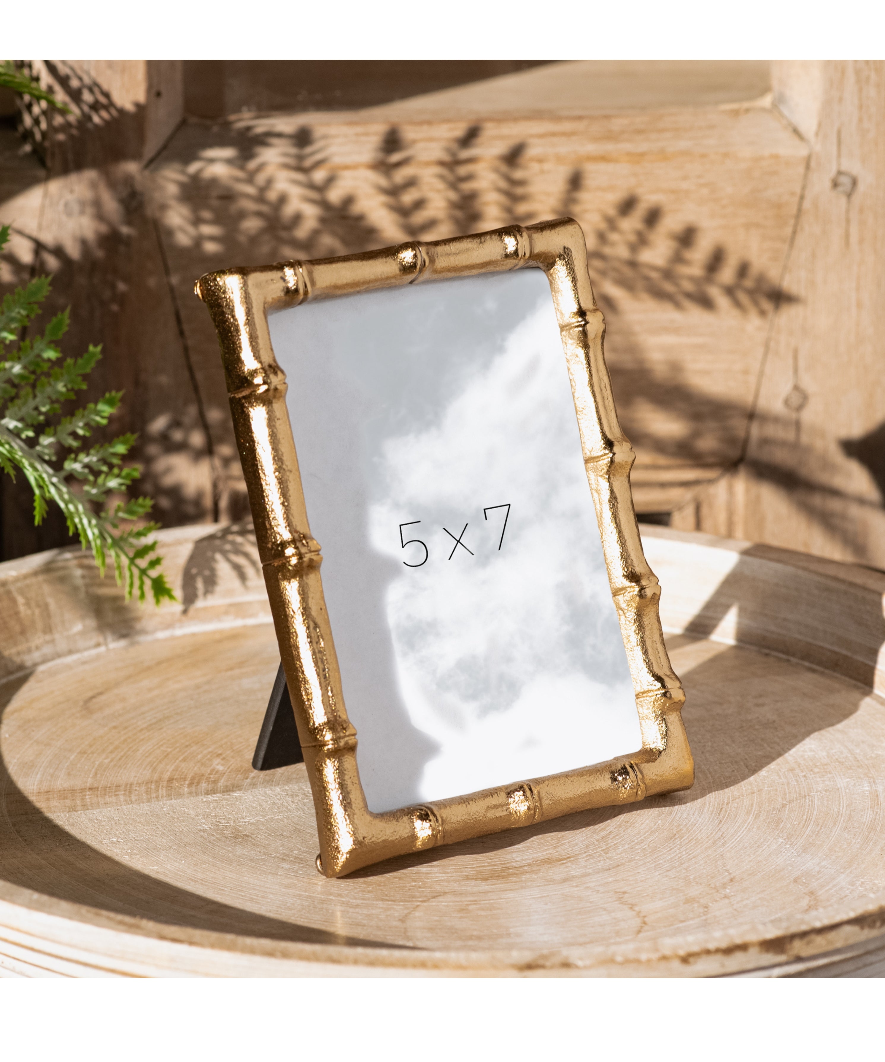Gold Bamboo Photo Frame