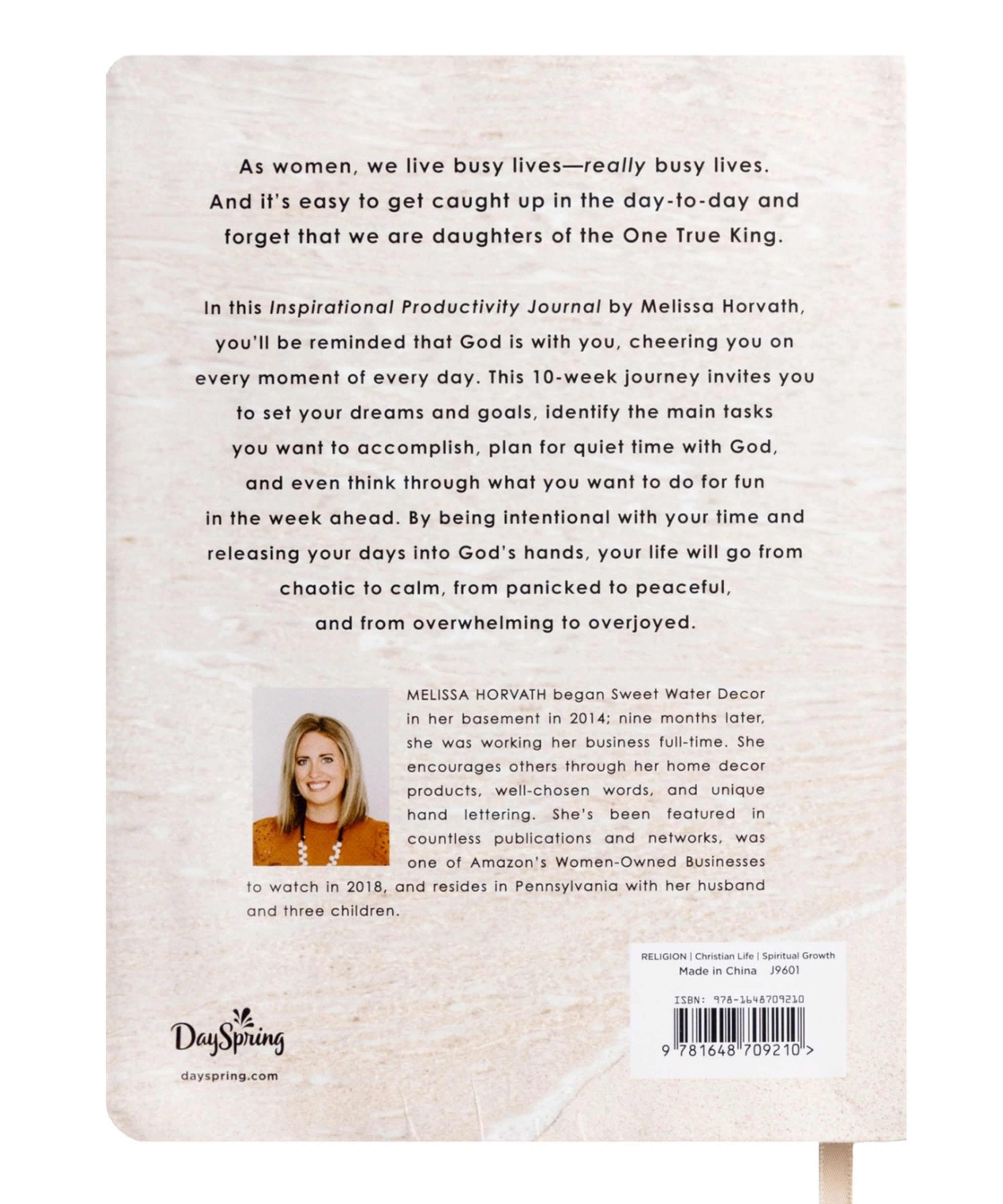 Inspirational Productivity Journal (detail view 2)