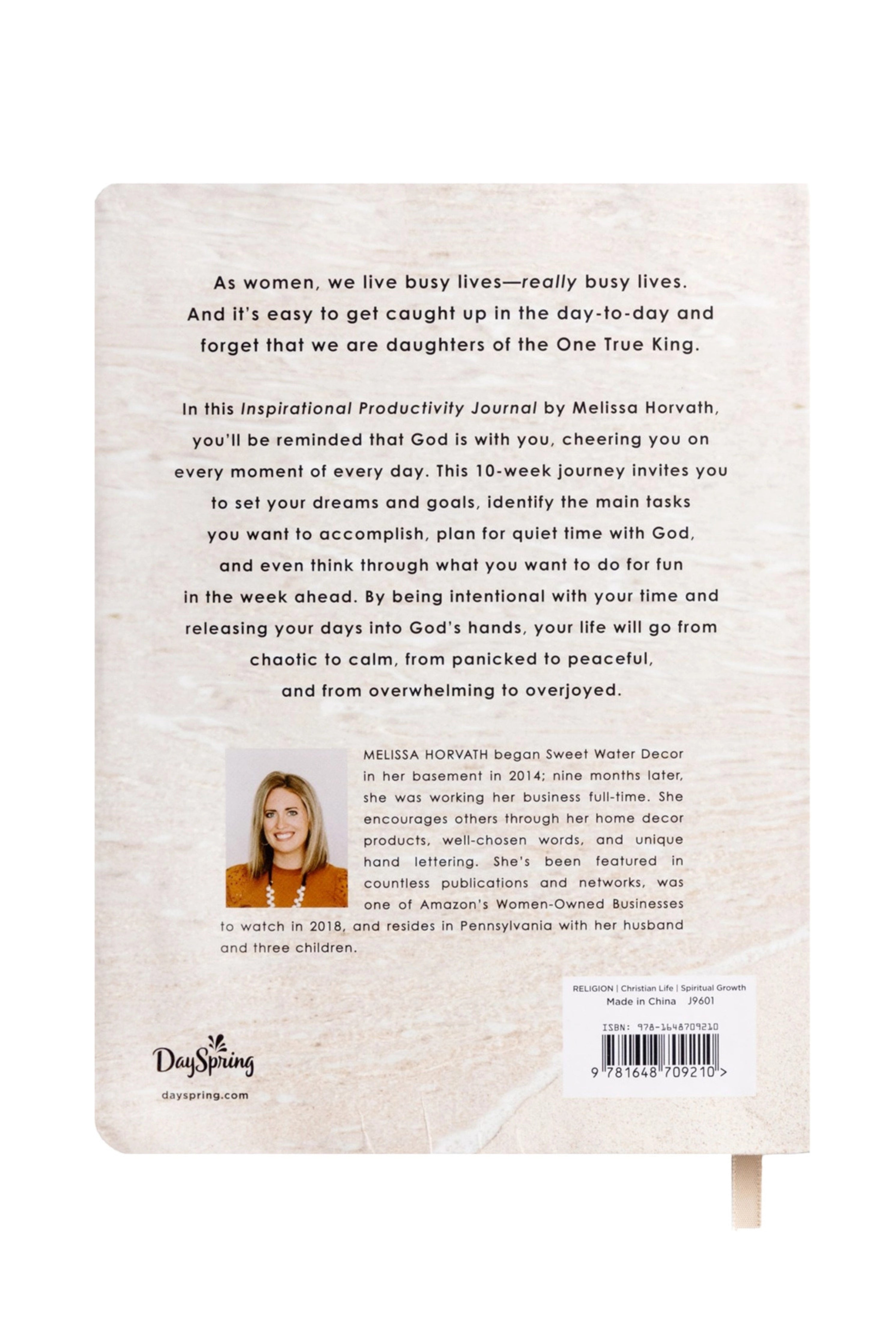 Inspirational Productivity Journal (detail view 2)