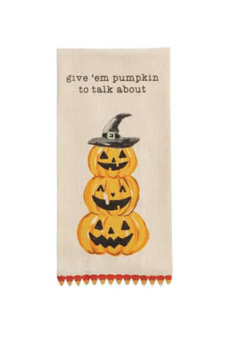 Jack-O-Lantern Printed Towel