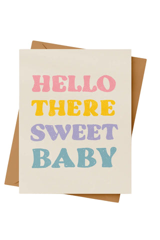 Hello There Sweet Baby Card