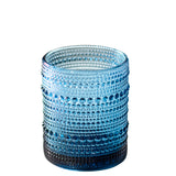 Blue Beaded Glass Tumbler