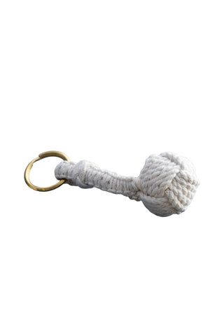 Nautical Rope Ball Keychain