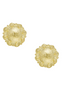 Gold Ball-Edged Earrings