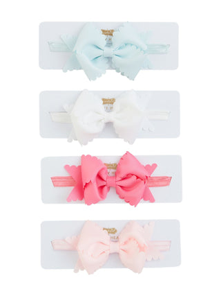 Scallop Bow Headbands