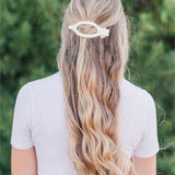 Oval Flat Claw Hair Clip