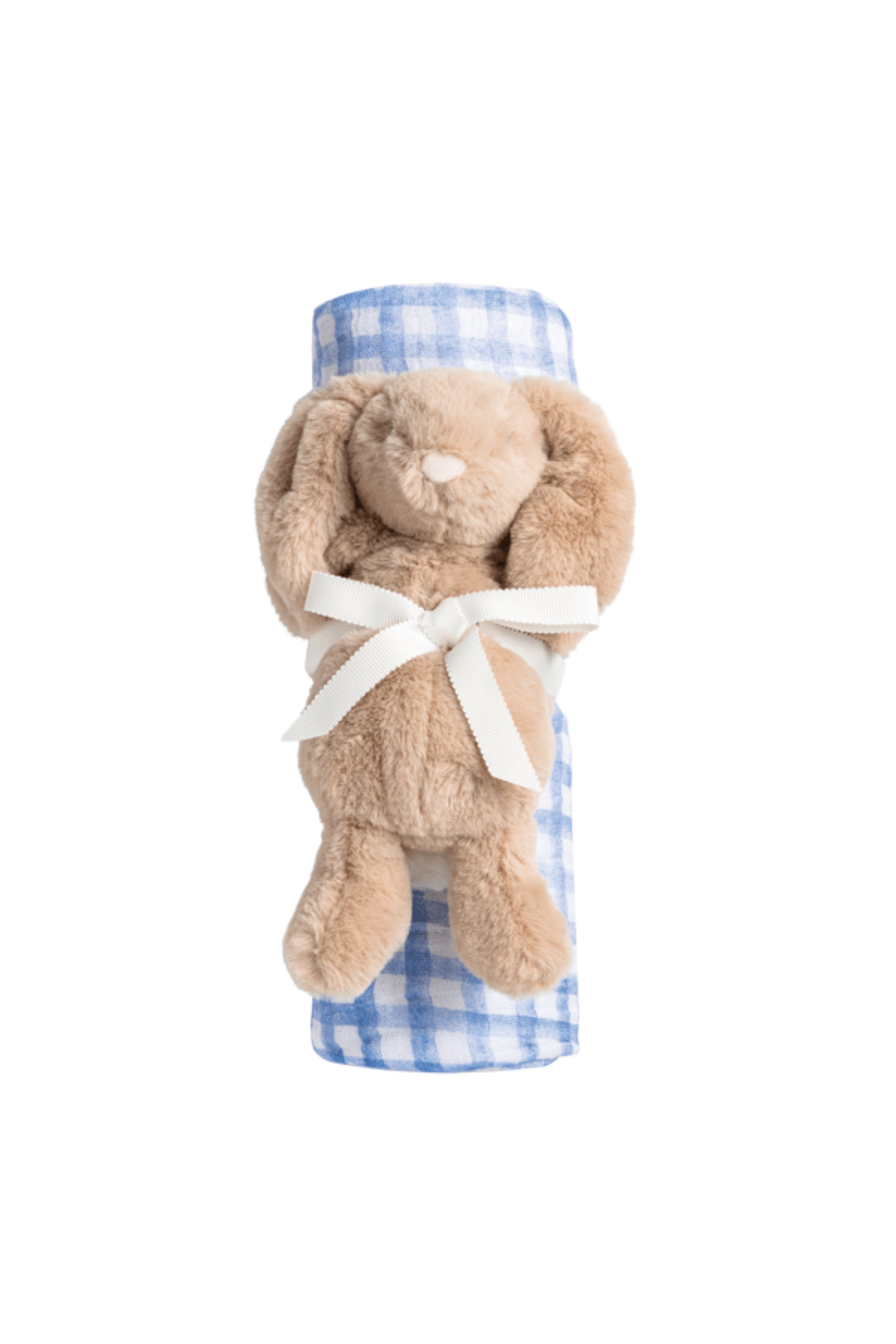 Sistra Rattle Blue Check Swaddle & Rattle Set – My Sister's Cottage