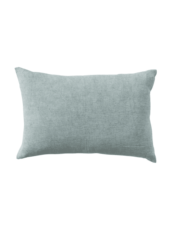 Stonewashed Linen Lumbar Pillow