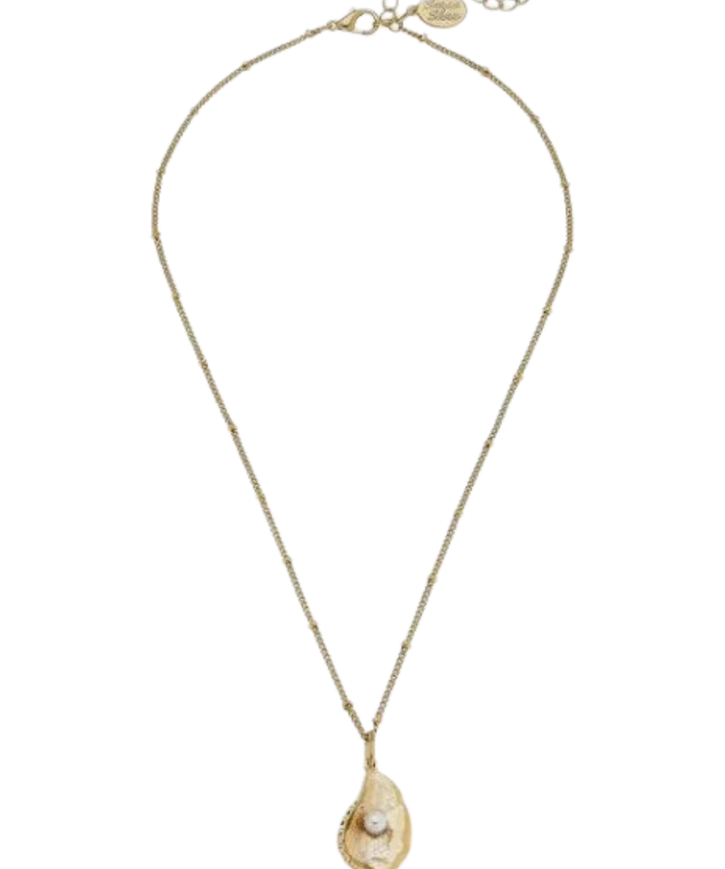 Susan Shaw | 24k Gold | Oyster & Pearl Necklace