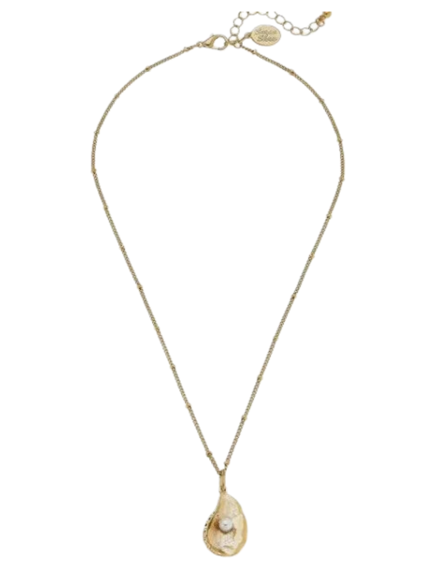 Susan Shaw | 24k Gold | Oyster & Pearl Necklace