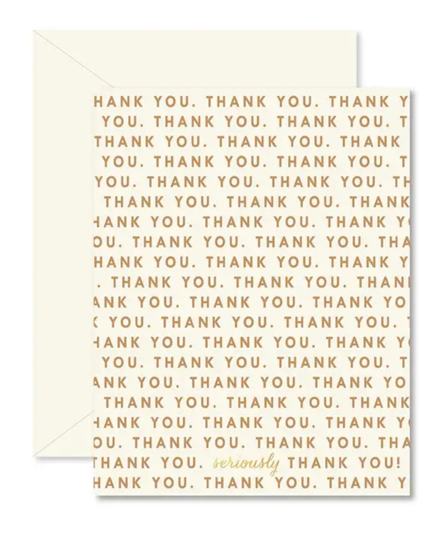 Repeating Thank You Card