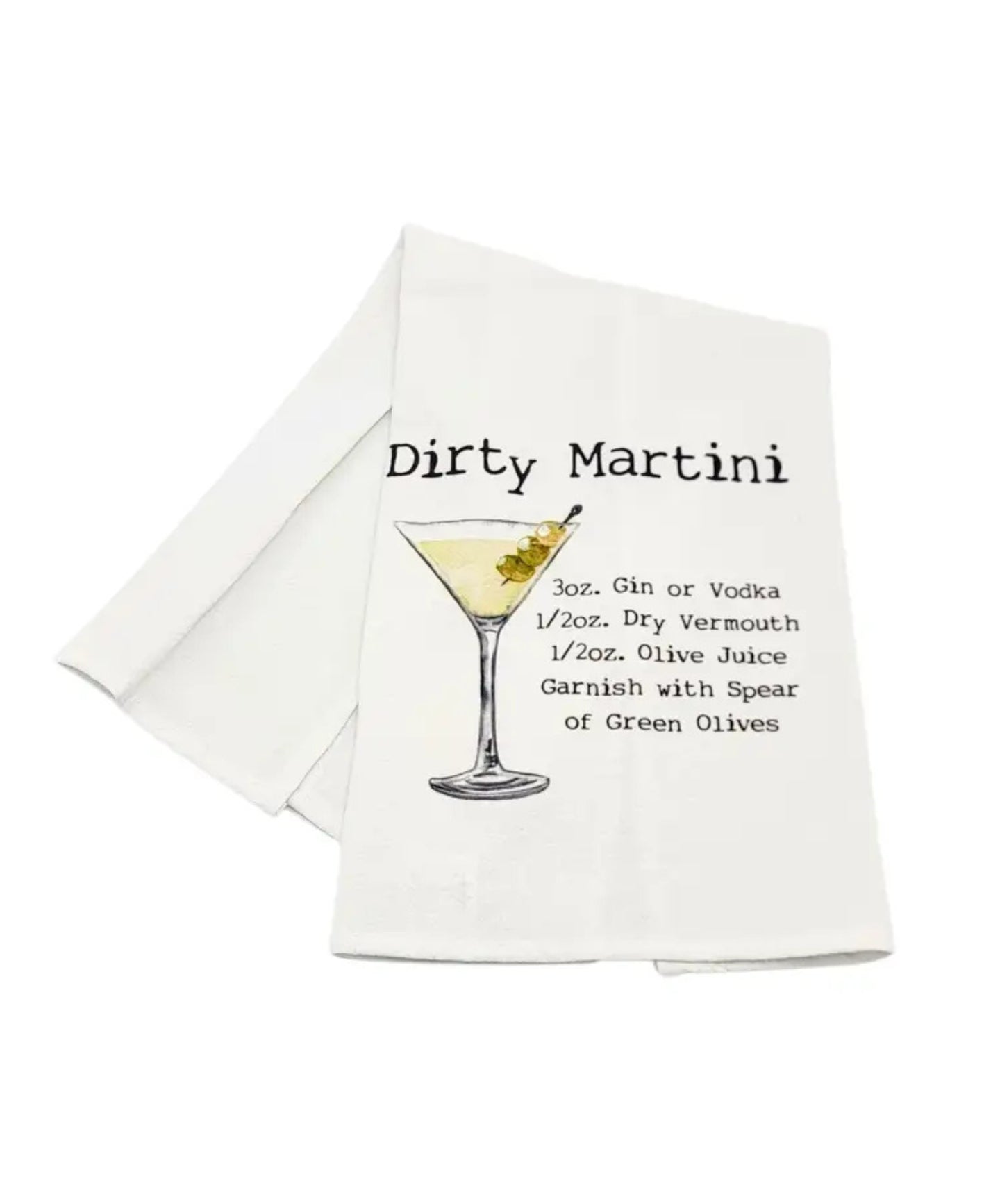 Dirty Martini - Tea Towel