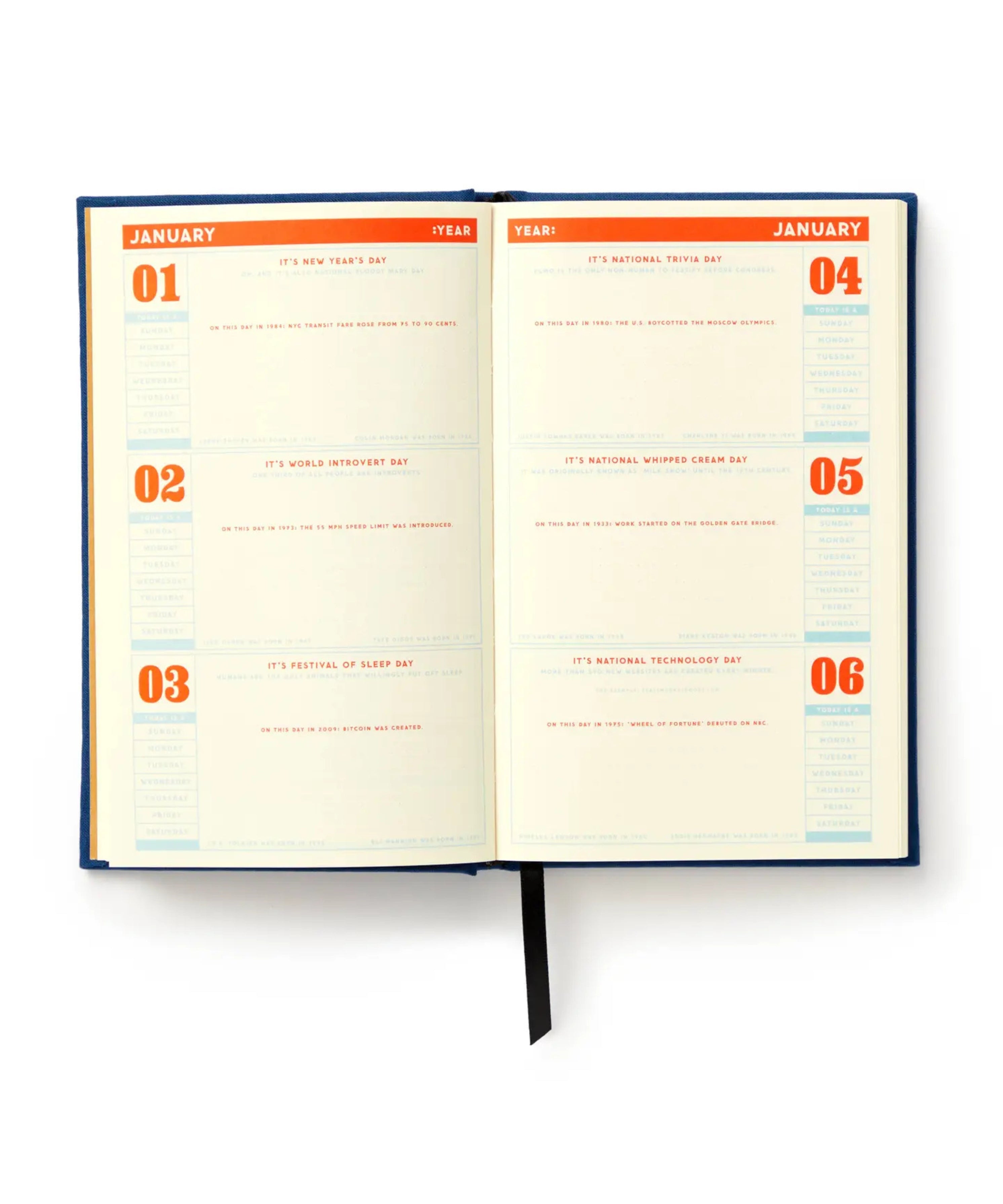 Brass Monkey Things I'll Cancel Later Undated Mini Planner (detail view 2)