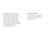 The Little Book of Focus (detail view 2)