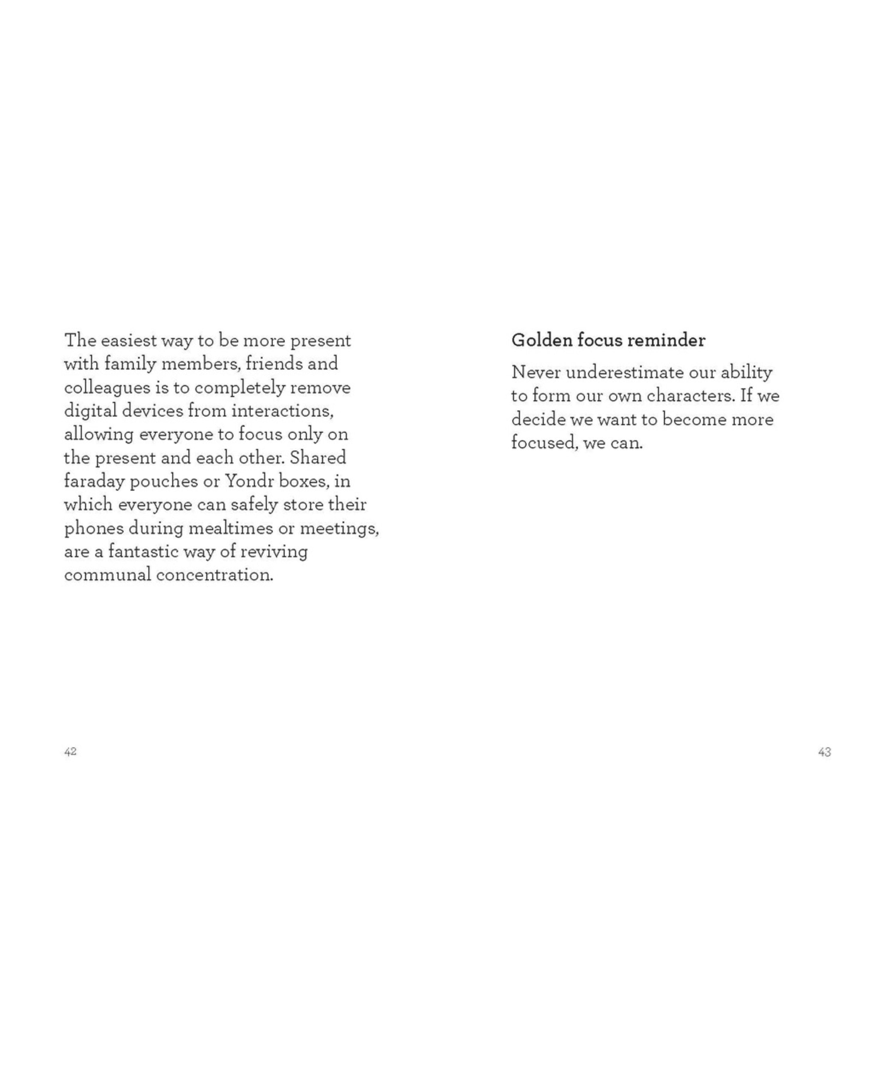The Little Book of Focus (detail view 2)