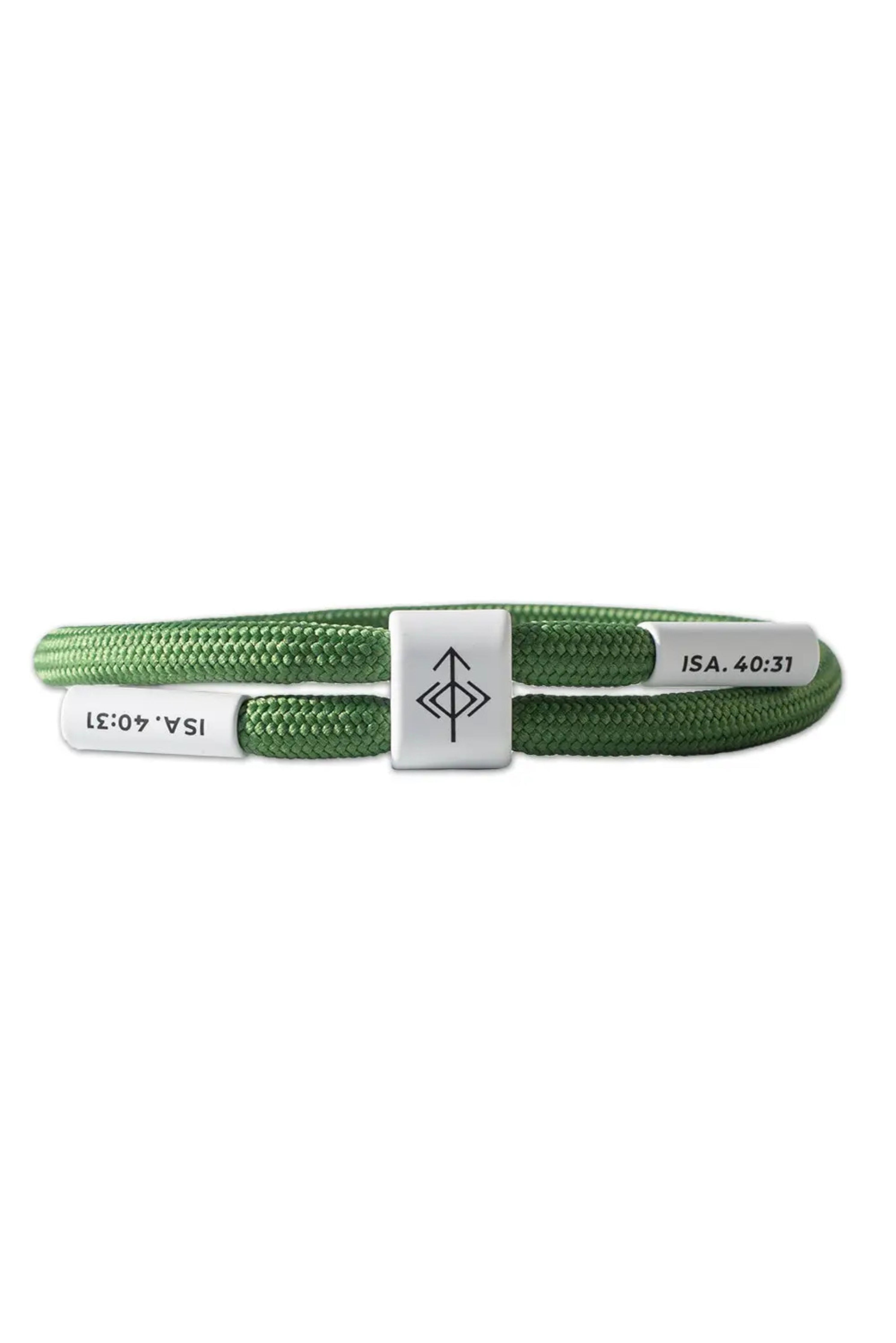 Rise Above Cord Bracelet – Motivational Faith Cord Bracelet Gift (detail view 2)