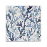 Ocean Coral Tile Coaster – Coastal Marine Ceramic Drink Coaster