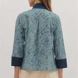 Paisley Print 3/4 Sleeve Top