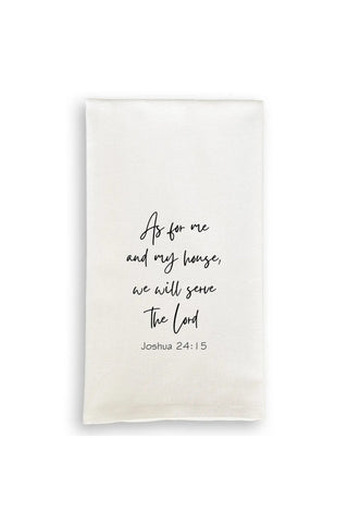 As For Me and My House Tea Towel