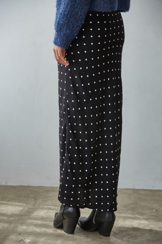 Polka Dot Slip Skirt