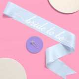 Something Blue "Bride To Be" Sash