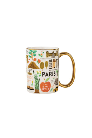 Bon Voyage Porcelain Mug