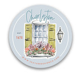 The Charleston Flower Box Sticker