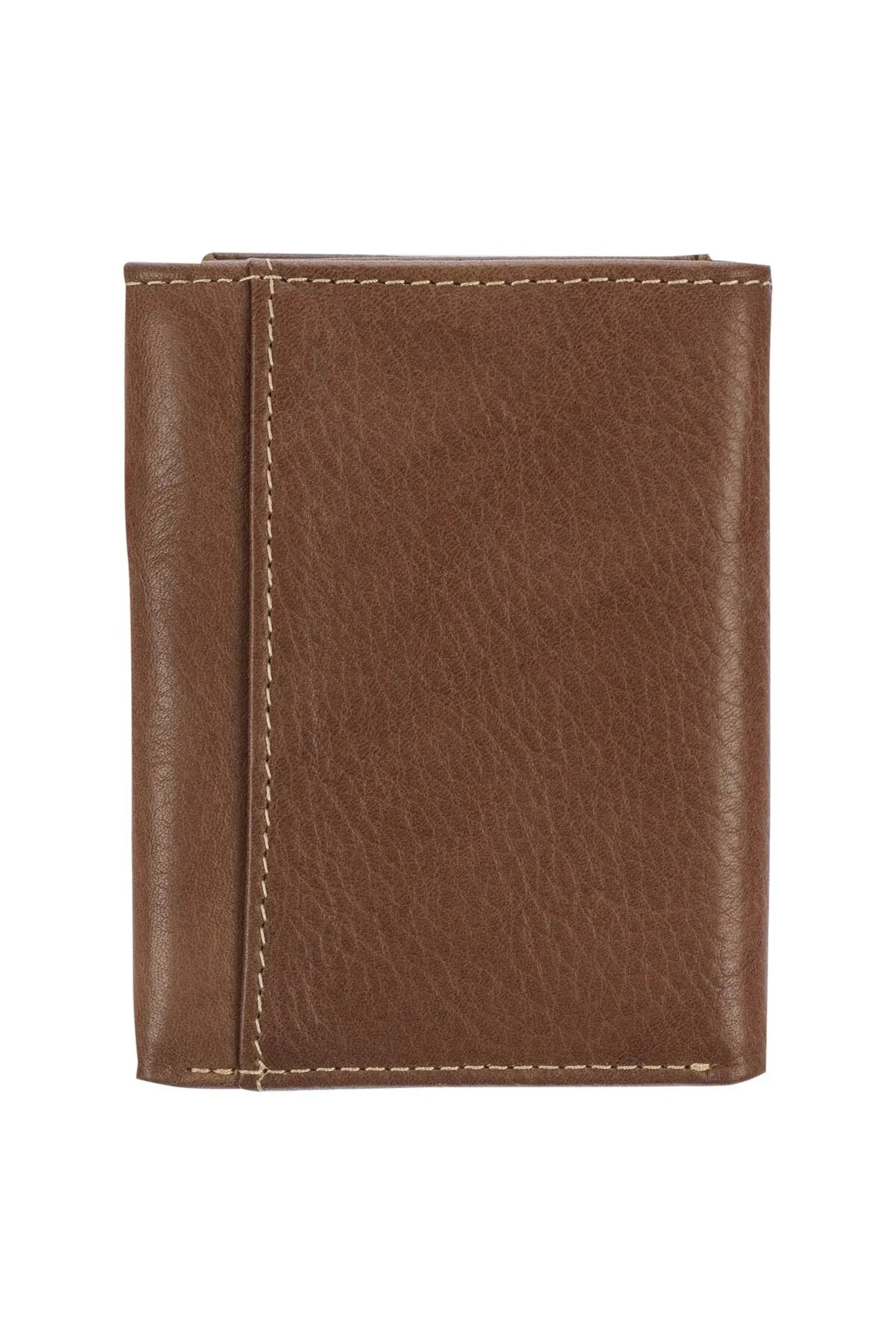 Leather Ichthus Wallet Badge