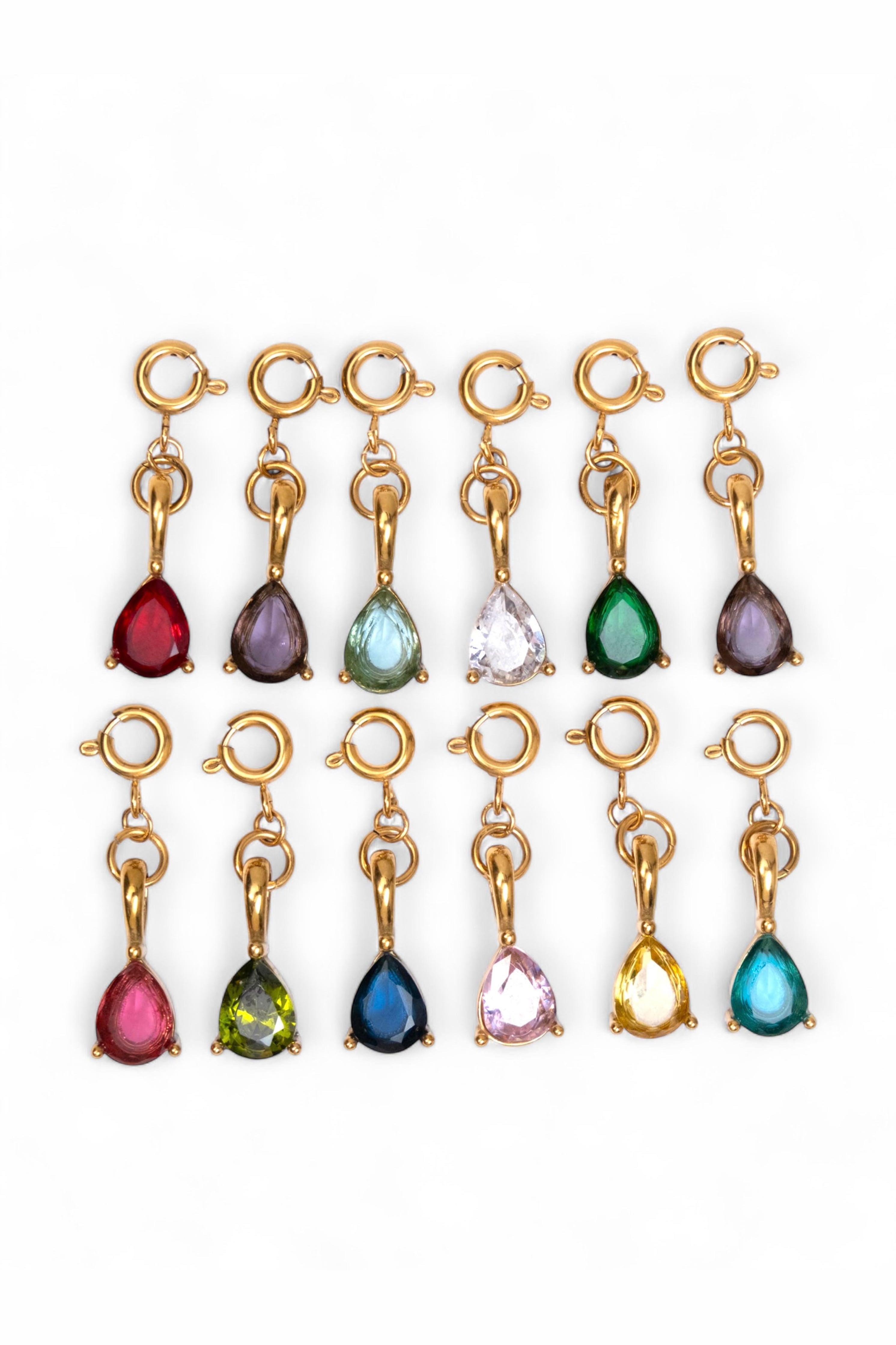 My Sister's Cottage | Waterproof | Teardrop Birthstone Charm